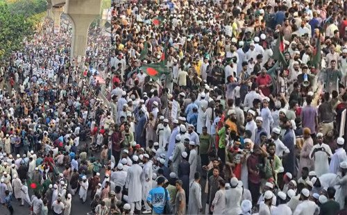‘আওয়ামী লীগ ব্যান করো’ স্লোগানে উত্তাল শাহবাগ, এ যেন আরেক ‘জুলাই’