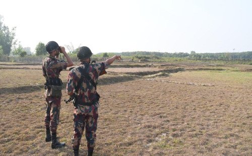 ফেনীর স্থল ও নদী সীমান্তে বিজিবির টহল জোরদার