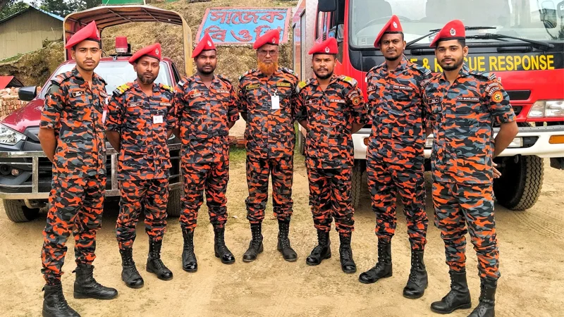 পর্যটন এলাকা সাজেকে স্যাটেলাইট ফায়ার স্টেশন