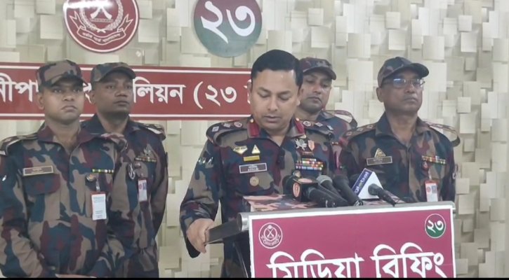 খাগড়াছড়ি সীমান্ত পরিস্থিতি নিয়ে তৎপর বিজিবি