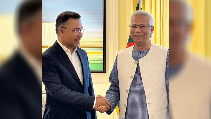 বৈঠকটি ছিল ঐতিহাসিক, জাতিকে দিকনির্দেশনা দেবেন খালেদা জিয়া ও ড. ইউনূস: তারেক রহমান
