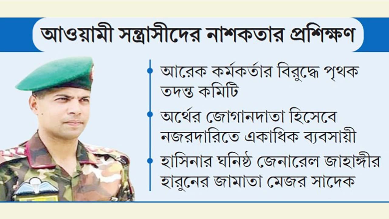 মেজর সাদেকের সংশ্লিষ্টতা পেল সেনাবাহিনী